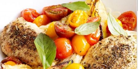 Mediterrane kip uit de oven